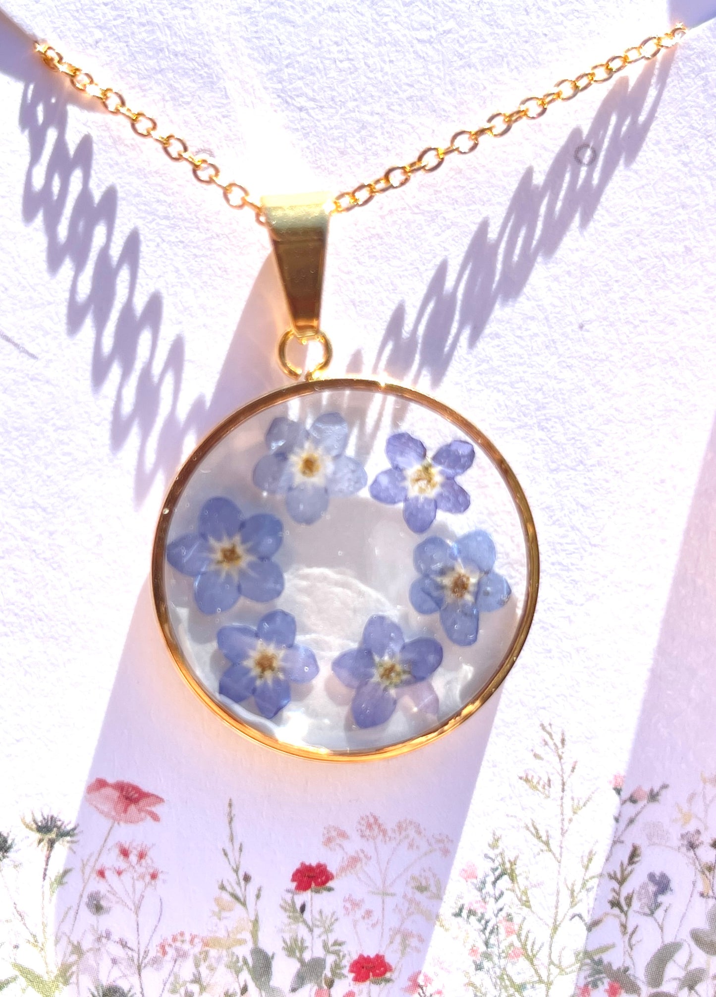 Forget-me-nots flower crown