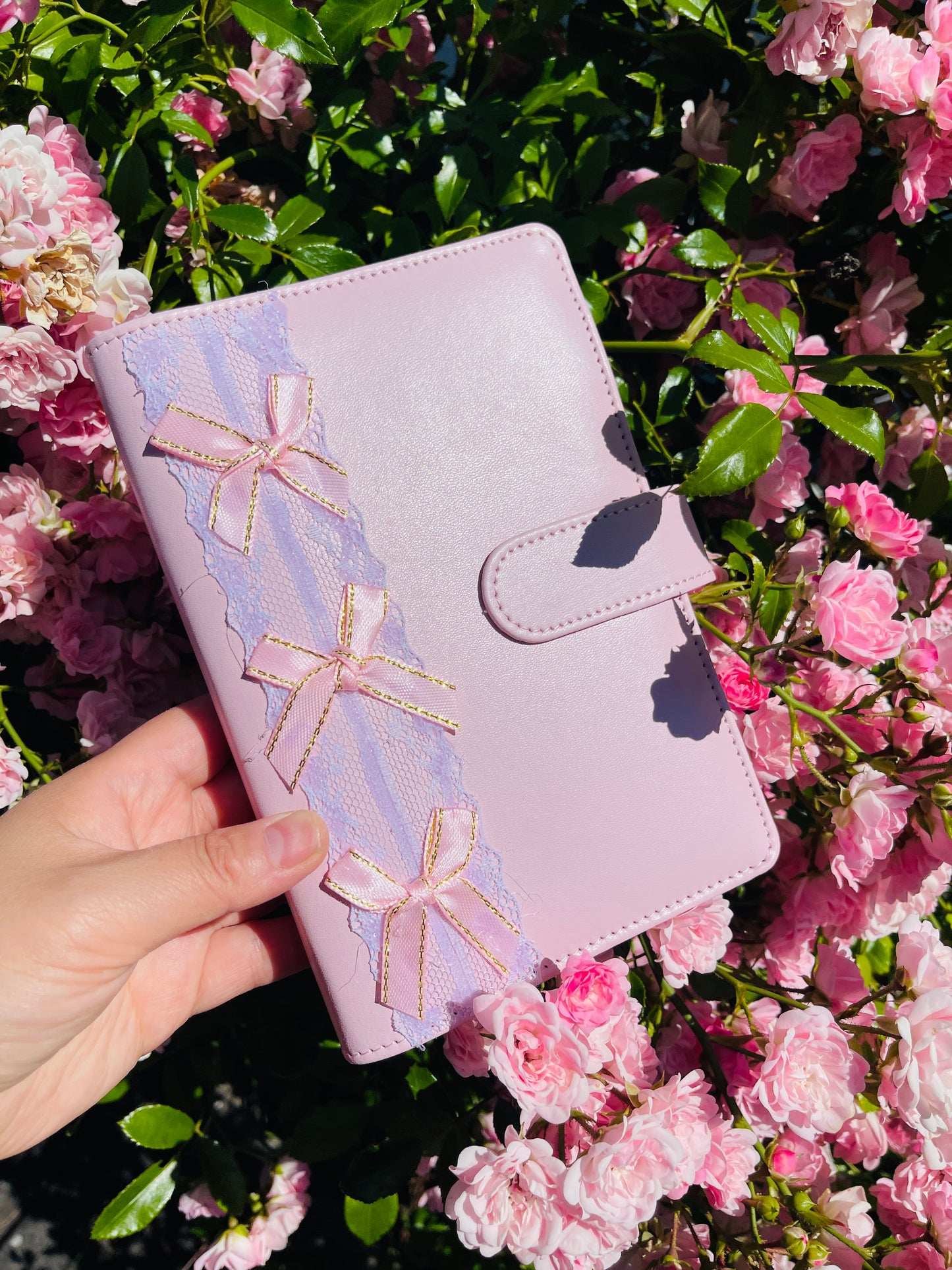 Rosey Journal A6, 6 Ring Binder