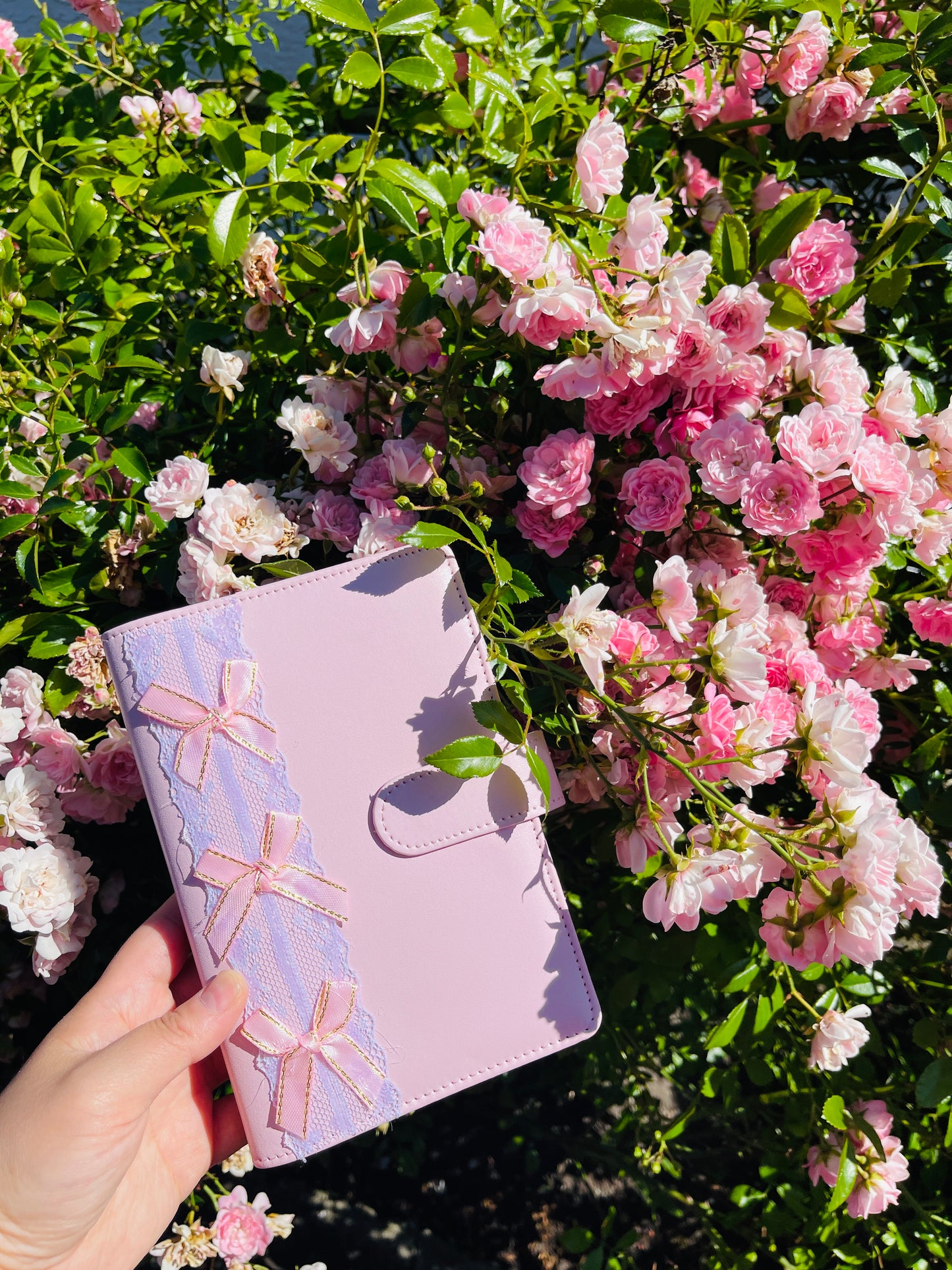 Rosey Journal A6, 6 Ring Binder