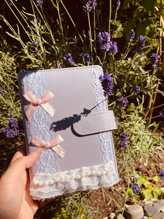 Lavender/ Taro Journal Size A6, 6 Ring Binder