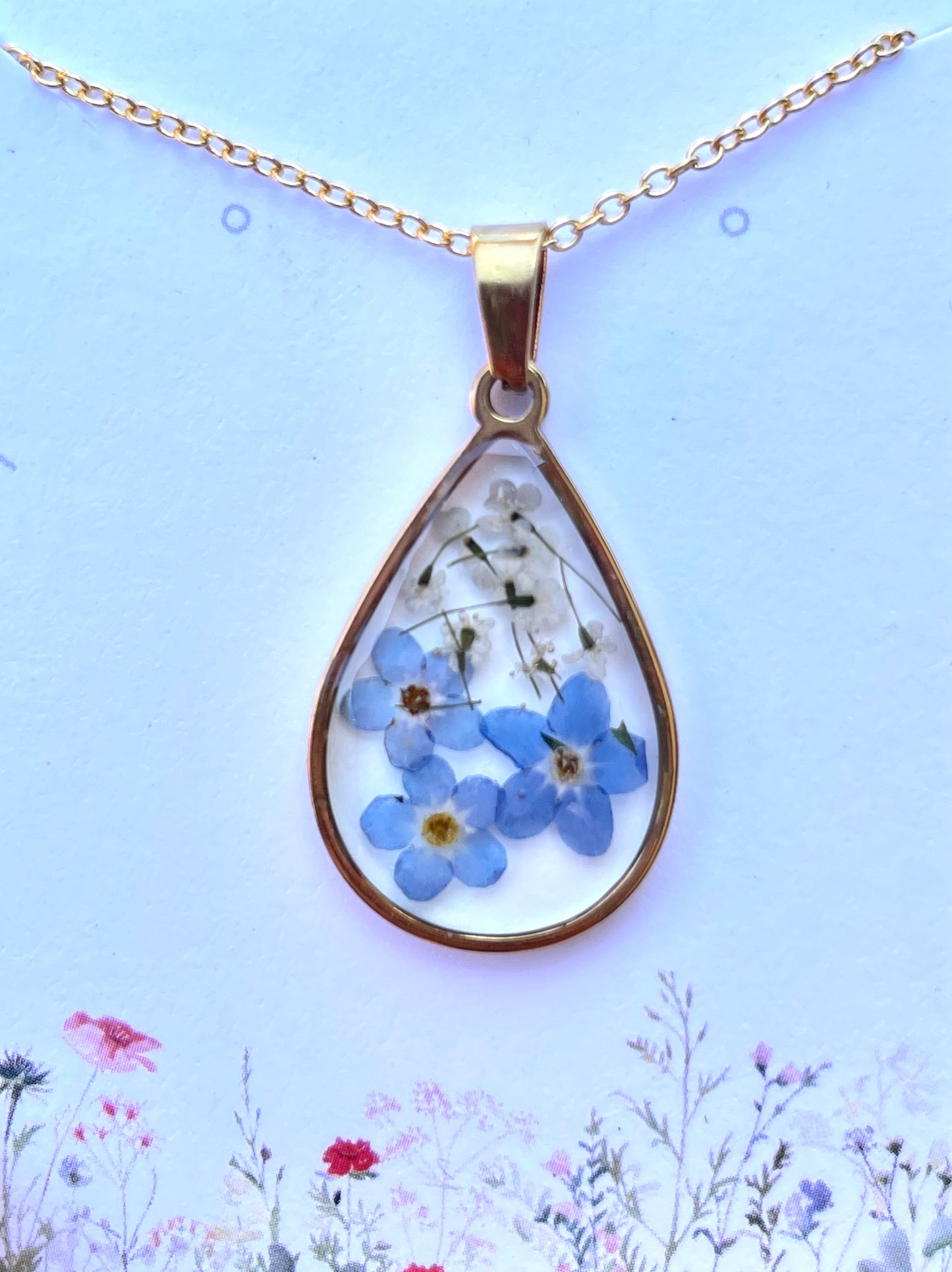 Forget-me-nots and Queen Anne’s Lace