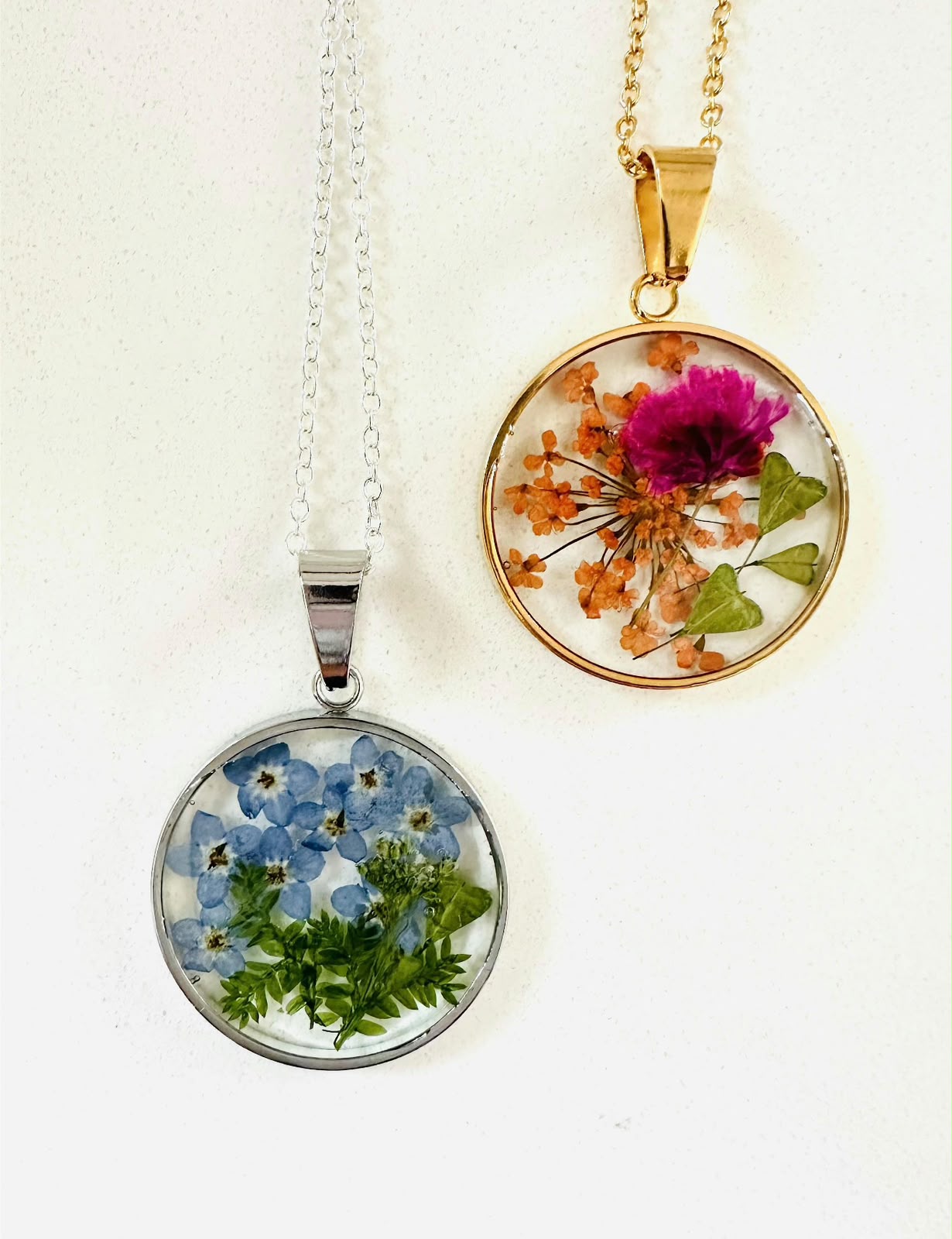 Botanical pendants making workshop (Aug 8, Saturday Afternoon 1:30-3:00PM)